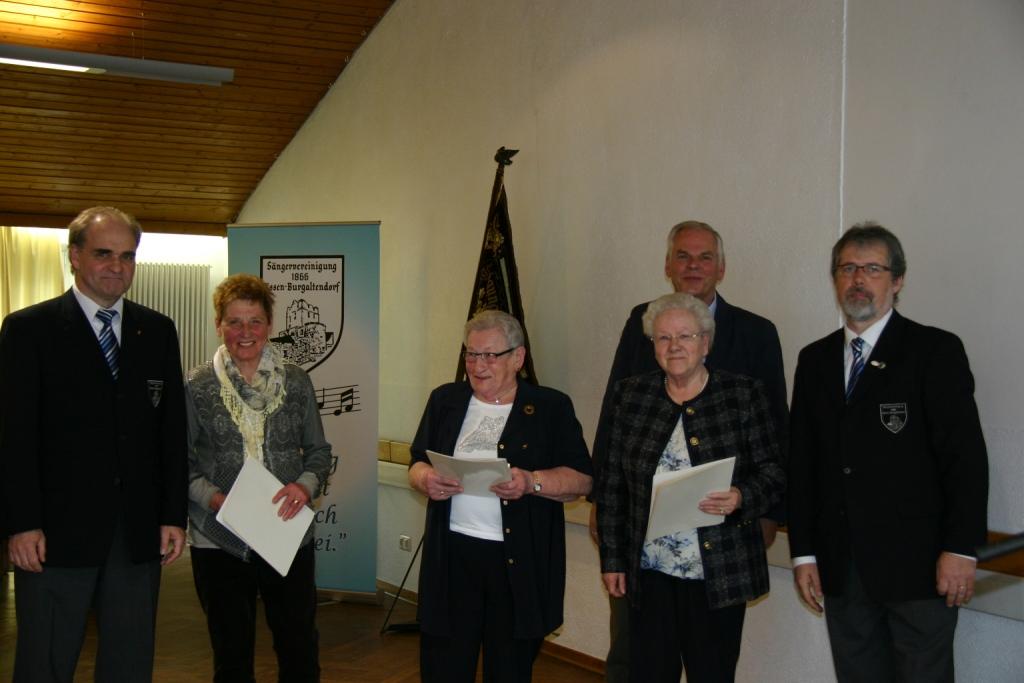 Ehrung frd. Mitglieder 25 Jahre