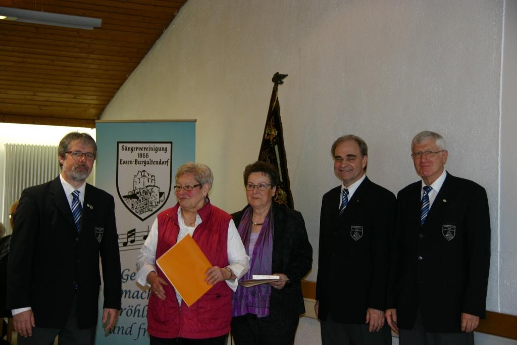 Ehrung frd. Mitglieder 40 Jahre